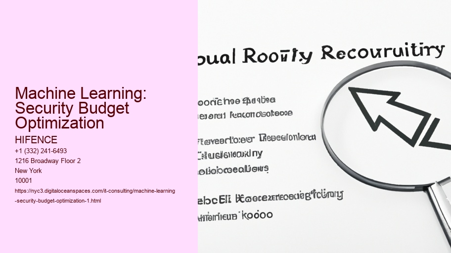 Machine Learning: Security Budget Optimization