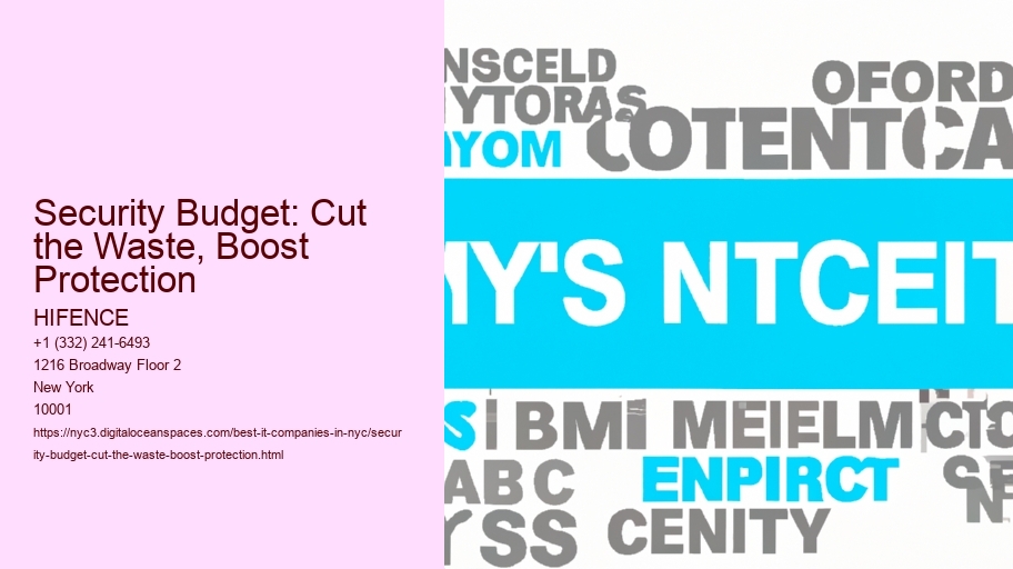 Security Budget: Cut the Waste, Boost Protection