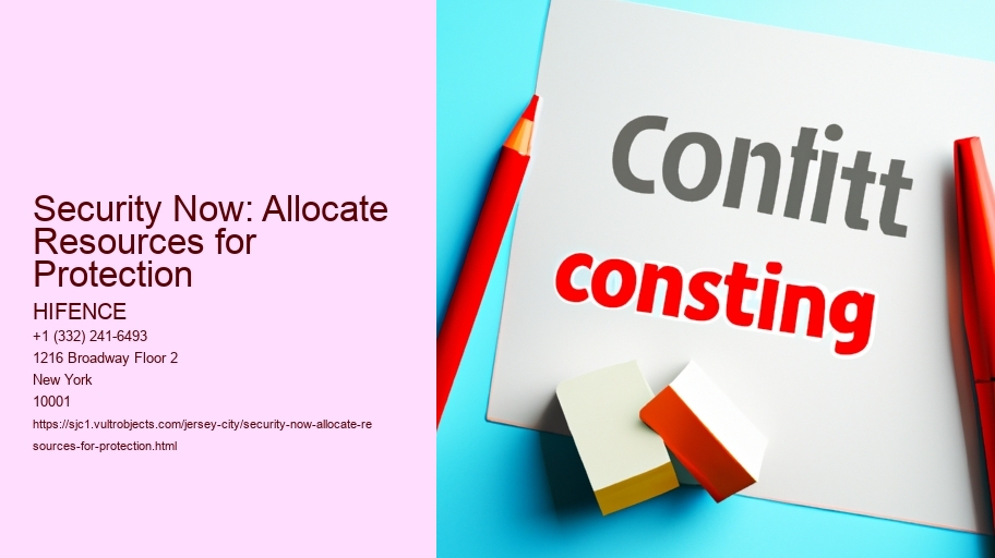 Security Now: Allocate Resources for Protection