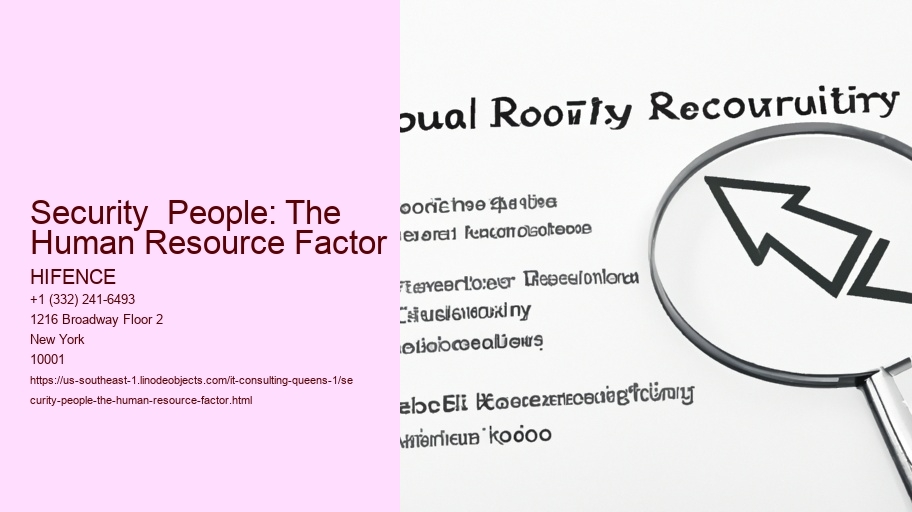 Security  People: The Human Resource Factor