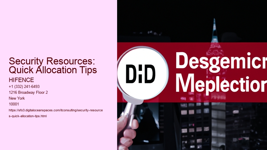 Security Resources: Quick Allocation Tips