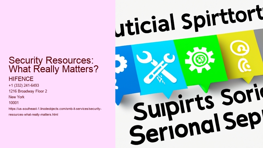Security Resources: What Really Matters?