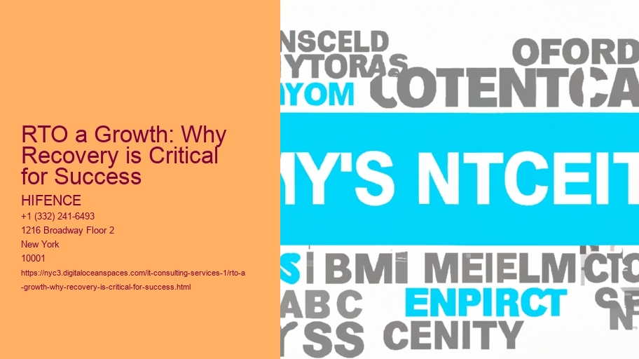 RTO a Growth: Why Recovery is Critical for Success