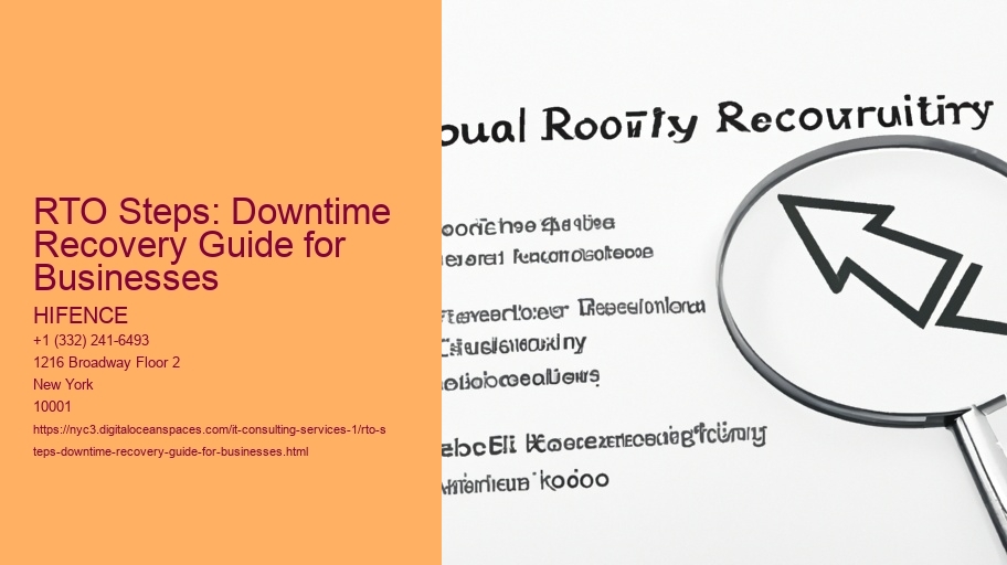 RTO Steps: Downtime Recovery Guide for Businesses