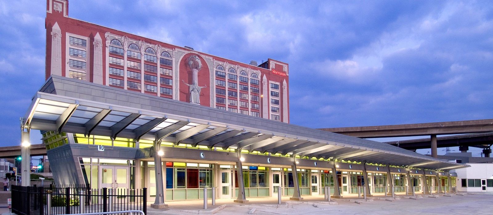 Front of the Gateway Transportation Center