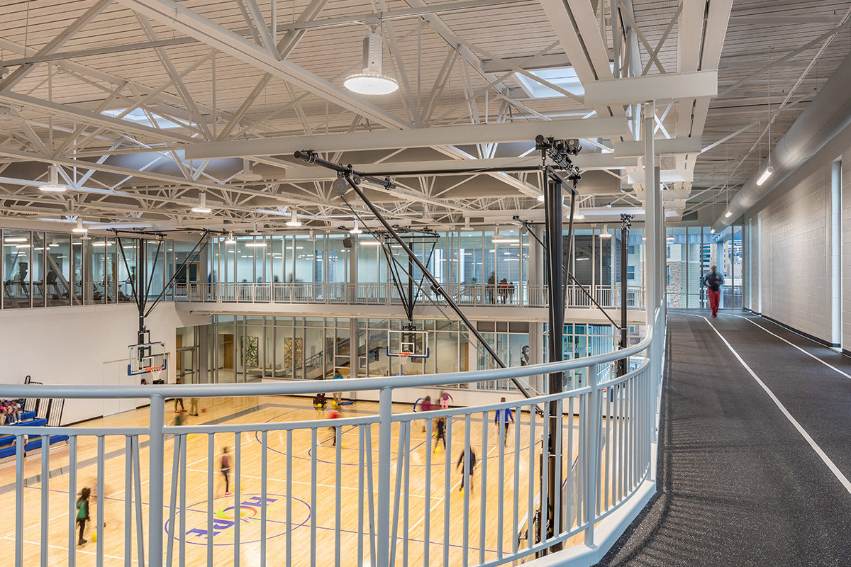 Indoor Track in Martin Luther King, Jr. Recreation and Aquatic Center