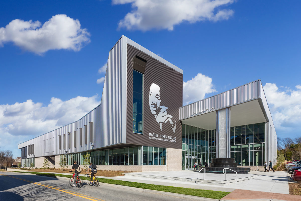 Daytime Front of Martin Luther King, Jr. Recreation and Aquatic Center