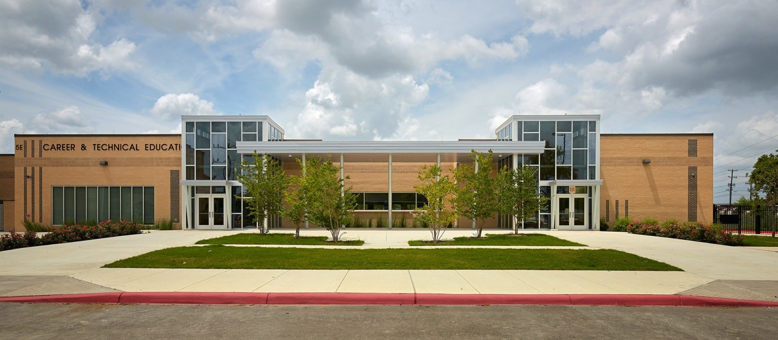 Front of Sam Houston High School