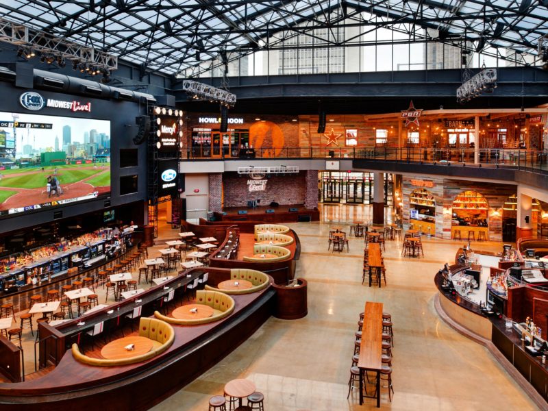 Viewing Area in Ballpark Village