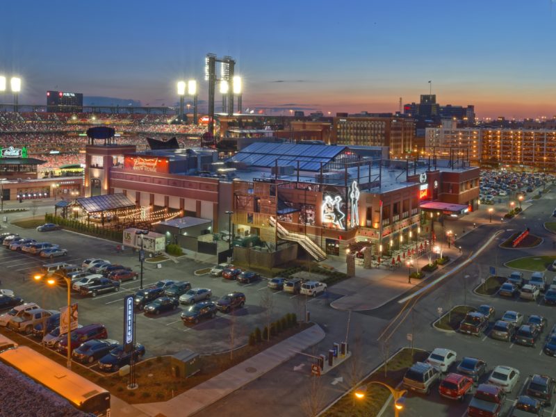 Aerial View of the Ballpark Village