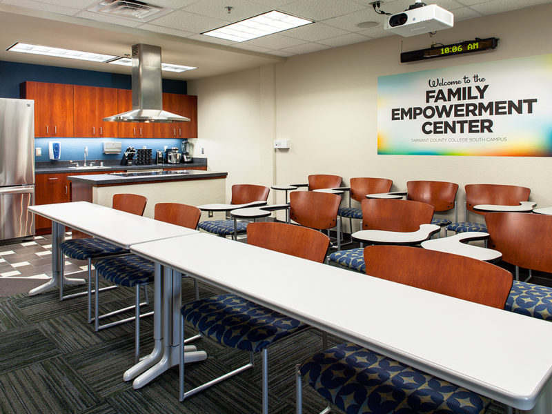 Multipurpose room in the TCCD South Campus