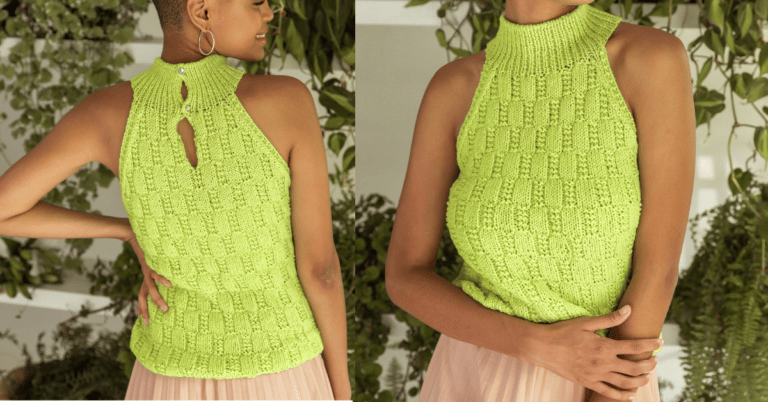 Fique linda no verão com essa blusinha de tricô: Passo a passo com gráficos
