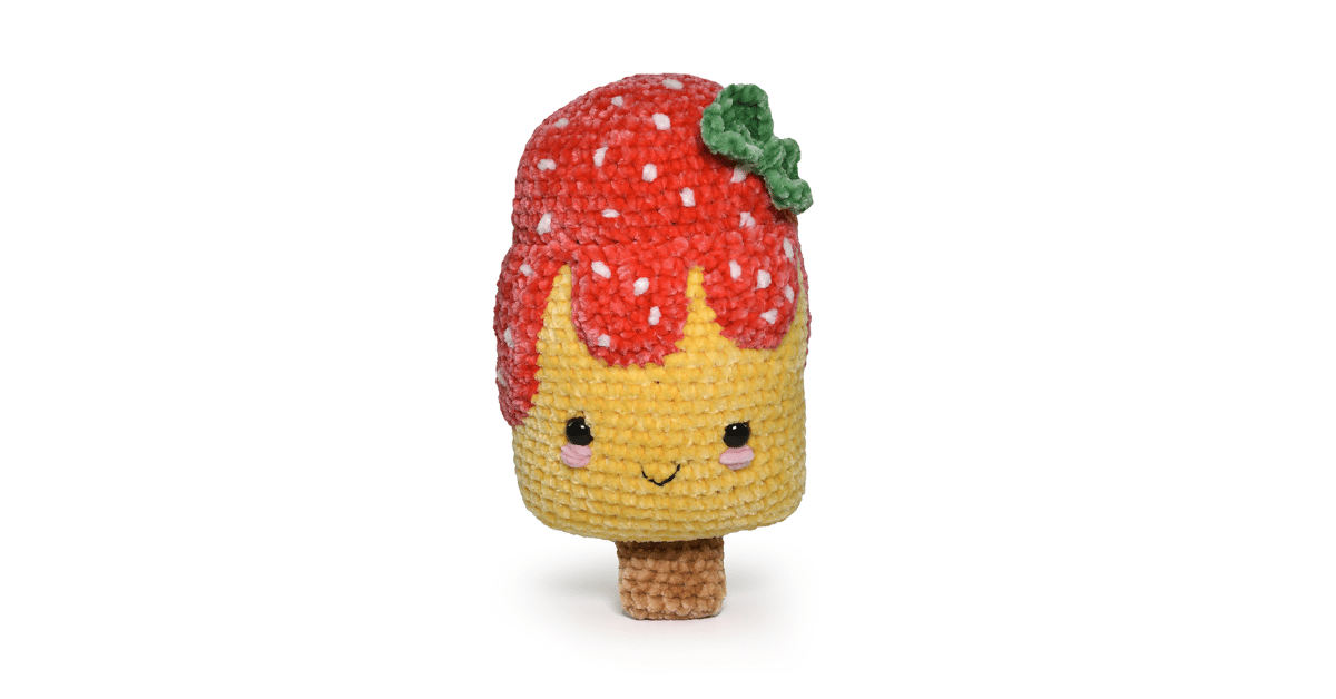 Faça o lindo amigurumi de picolé em crochê: Passo a passo da receitinha