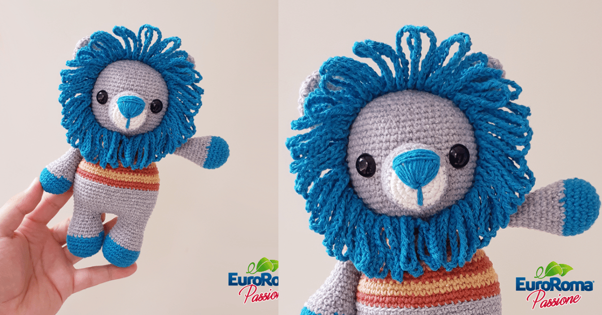 Amigurumi de Leão em Crochê para Criança: Passo a passo da receitinha