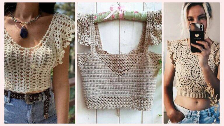 30 Blusas Cropped de Crochê: Tendência, Estilo e Como Fazer