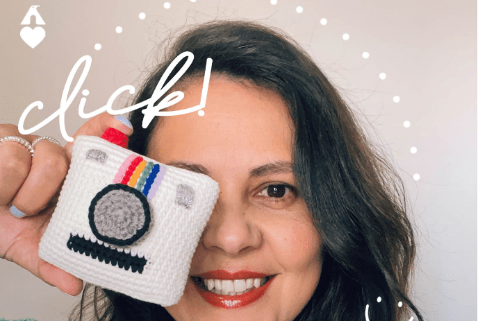Amigurumi: Polaroid de crochê para decoração!