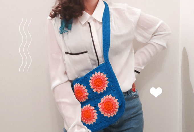 Bolsa de crochê: Granny Square, Perfeita para o Dia Dia!