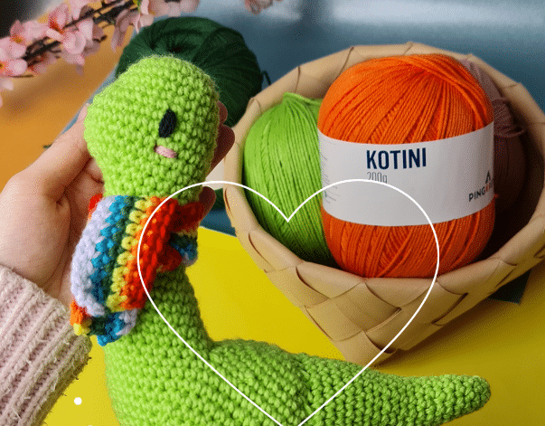 Dinossauro de crochê – Amigurumi Perfeito!