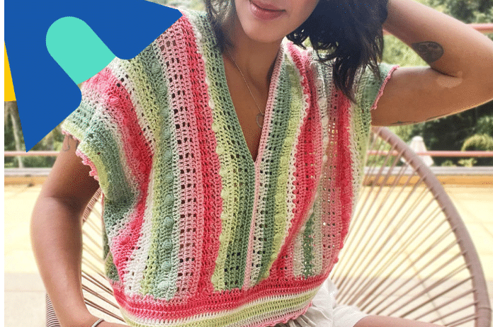 Blusa de crochê Folia – Passo a passo descomplicado