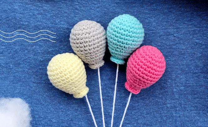 Amigurumi de balão - Fio Baloon