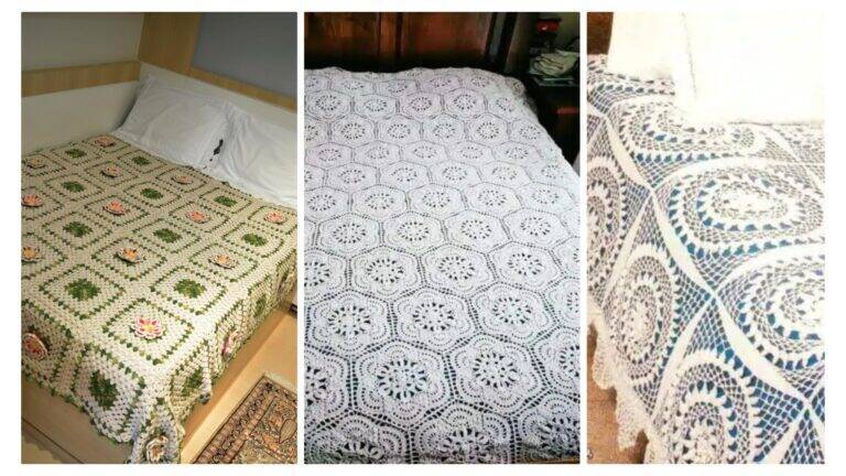 Colchas de Crochê com Gráficos: Beleza e Conforto para sua Cama