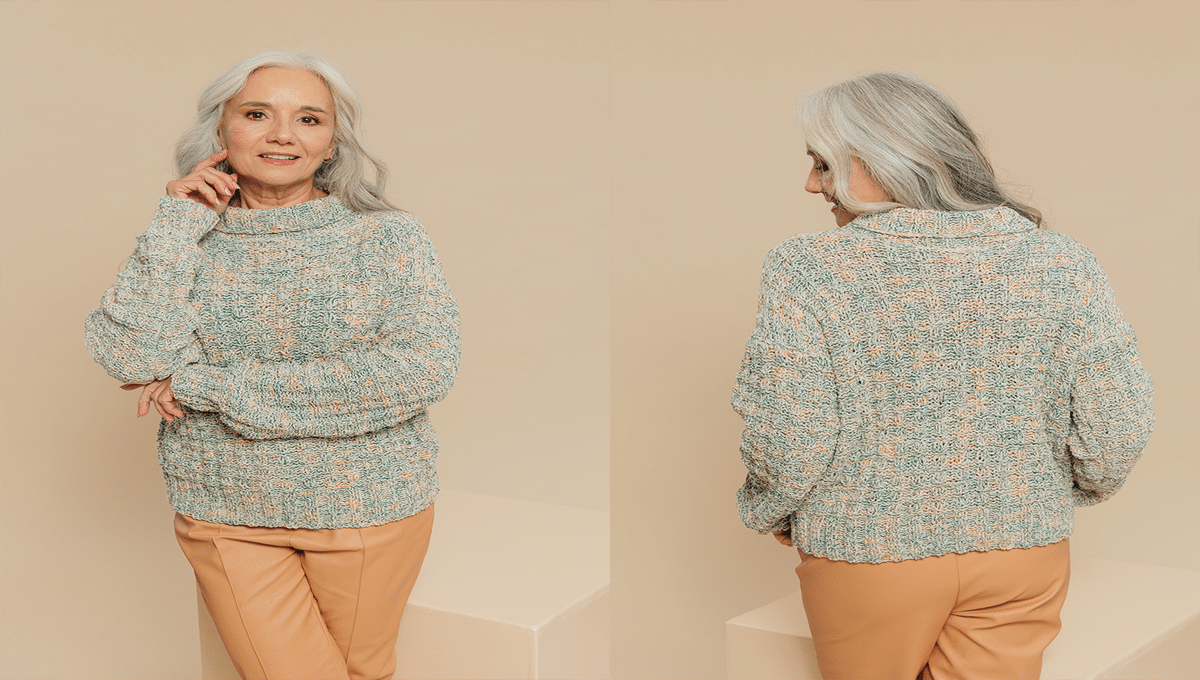 Blusa de Tricô Bosque Linda com gráficos para copiar