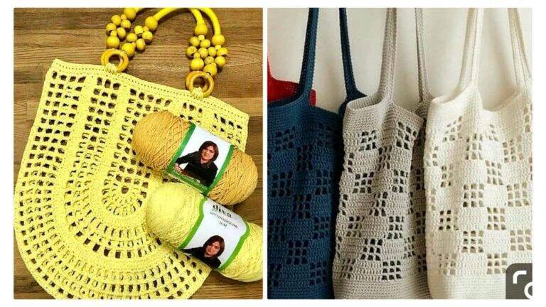 20 Modelos Exclusivos de Bolsas de Crochê: Passo a Passo com Gráficos!