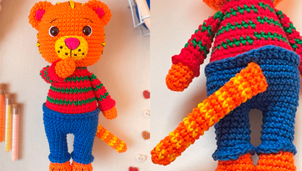 Amigurumi Tigre Vibrante Diego