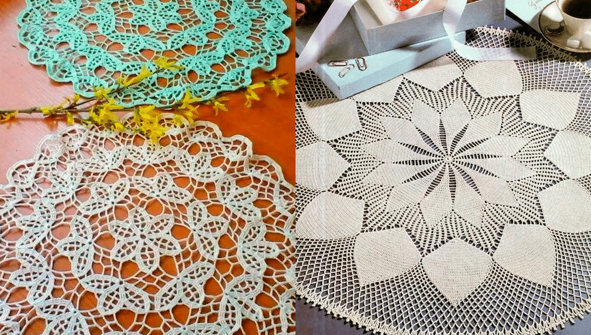 Centros de Mesa Em Croche Bonitos e Delicados