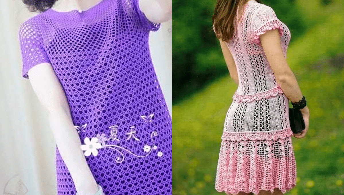 Vestidos de Crochê Graciosos