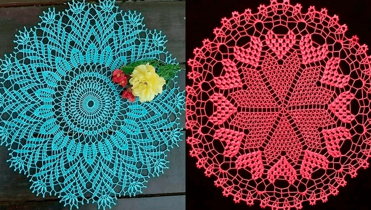 11 Centros de Mesa em Crochê Redondo: Modelos Exuberantes com Gráfico