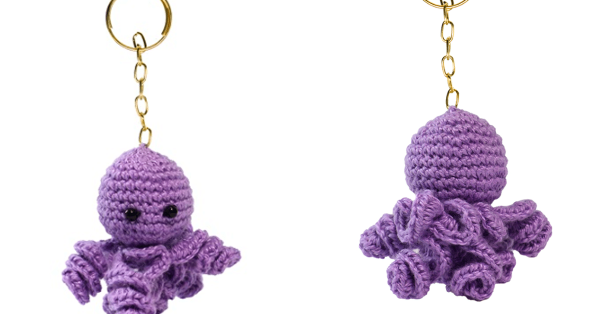 Amigurumi Chaveiro Polvo