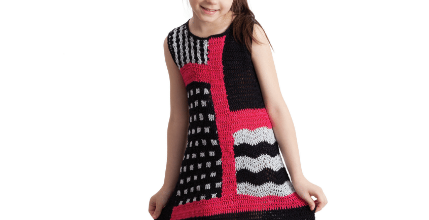 Vestido Infantil de Crochê