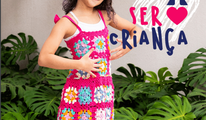 Vestido de Crochê de Square
