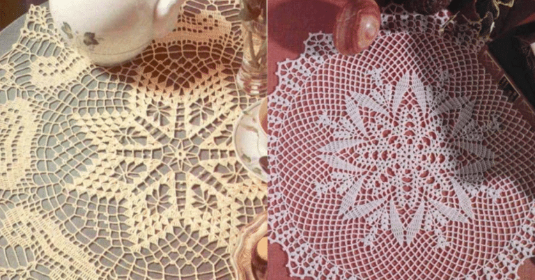 Centros de Mesa em Crochê Belíssimo Com Gráficos Grátis Pt 2
