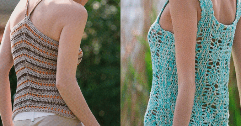Blusas de Crochê para o Verão 2024 - 30 Modelos Simples Pt 3