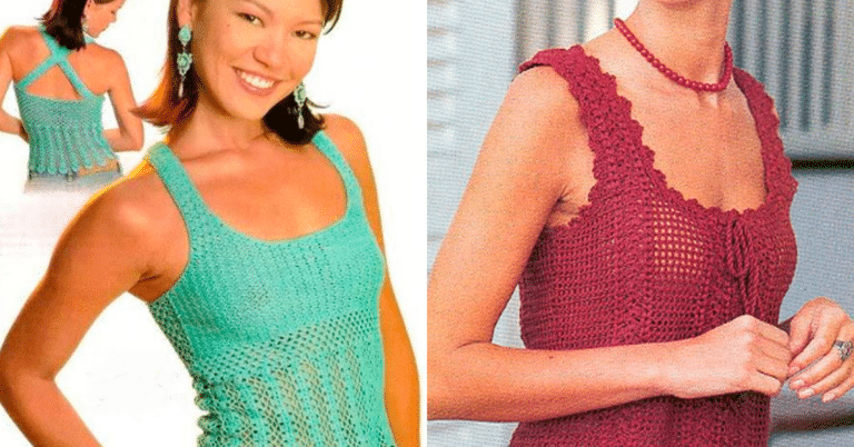 Blusas de Crochê para o Verão 2024 - 30 Modelos Simples Pt 5