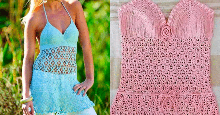 Blusas de Crochê para o Verão 2024 - 30 Modelos Simples Pt 9