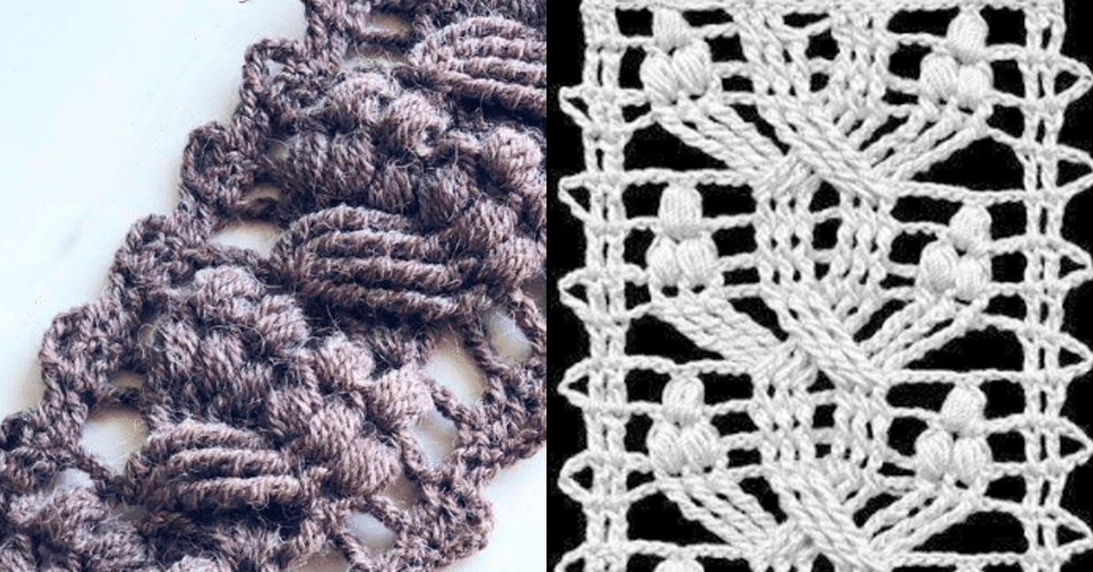 Bicos de Crochê para Panos de Prato com Gráficos: Valorize Suas Peças Pt 1
