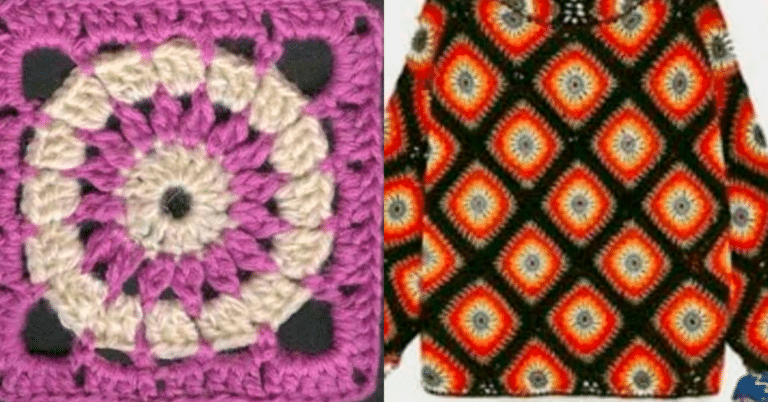 Blusas de Croche Modernas: Squares Quadrados para Criar a Sua Pt 1