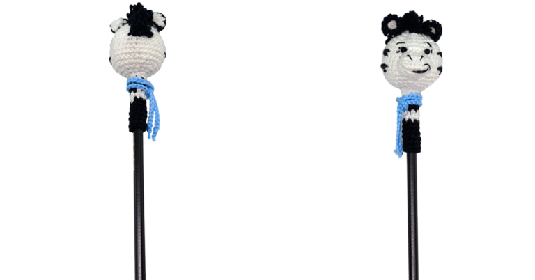 Amigurumi de Ponteira Zebra Passo a Passo Detalhado
