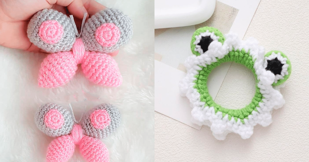 Amigurumi para Cabelo - Lindos Sugestões de Enfeitinhos Pt 2