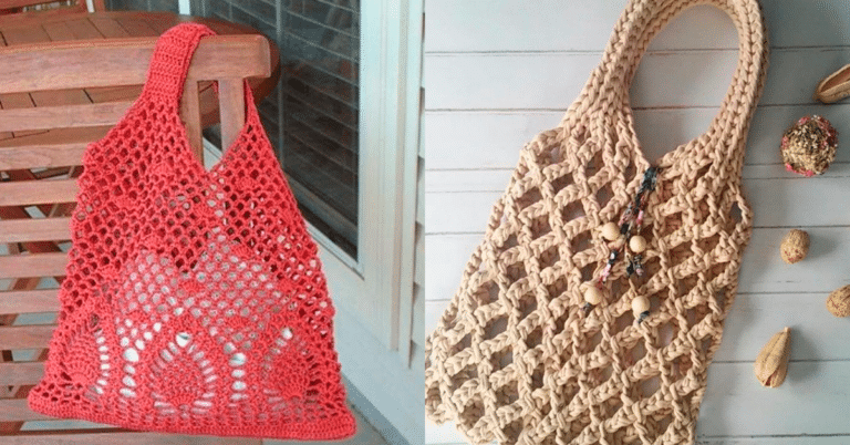 Bolsa de Crochê Fácil e Rápida: 27 Modelos com Grafico Pt 3