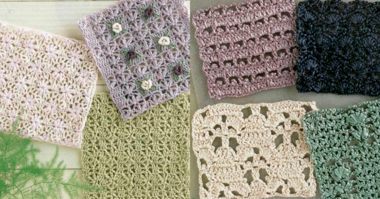 Diy: 13 Pontos de Crochê Diferentes com Gráficos para Baixar Grátis