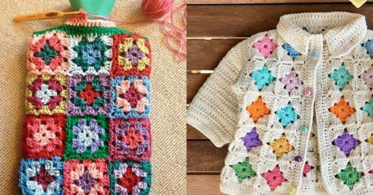 Diy - Faça Fácil com Quadradinhos de Crochê - Granny Squares Pt 1