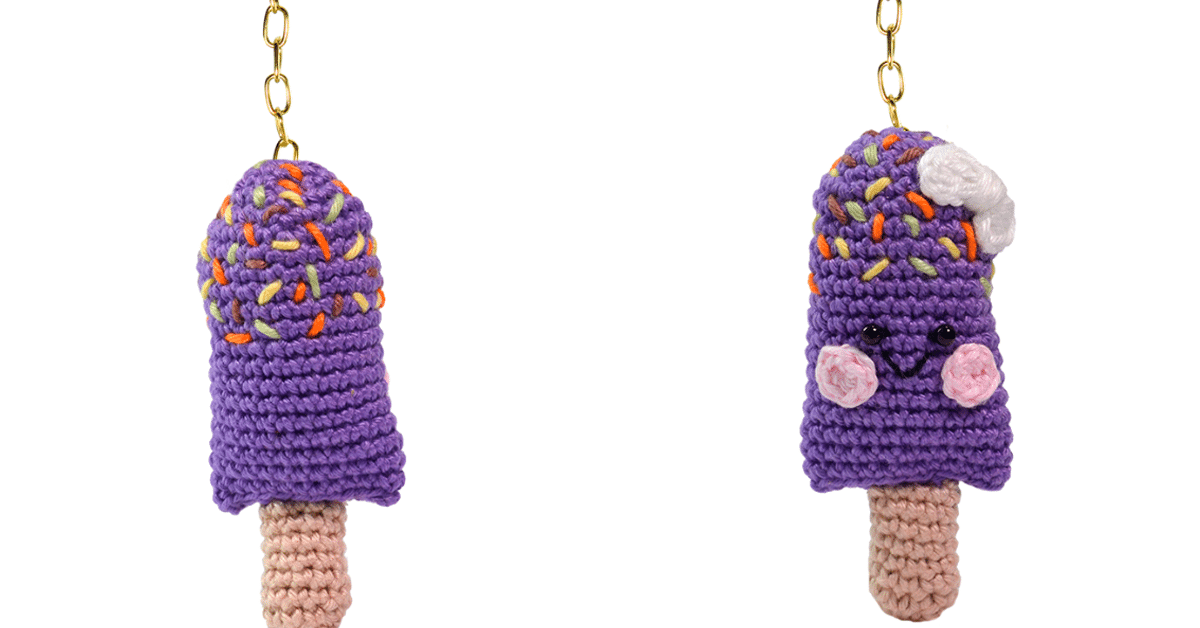 Amigurumi Chaveiro Picolé Passo a Passo Detalhado