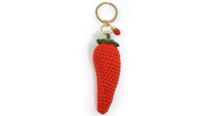 Amigurumi Chaveiro de Pimenta Passo a Passo Simples
