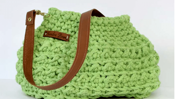 Bolsa de Crochê com Barbante Spesso