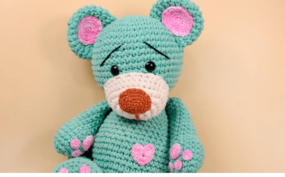 Amigurumi Ursinho Mega