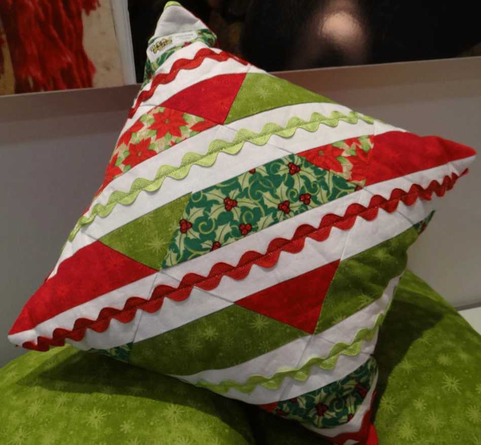 Almofada Patchwork de Natal